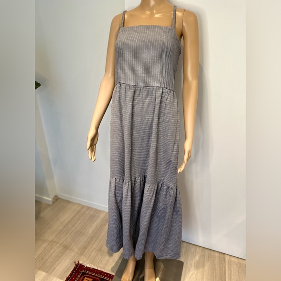 ace & jig XS sleeveless maxi blue summer dress with pockets :) - Picture 9 of 13